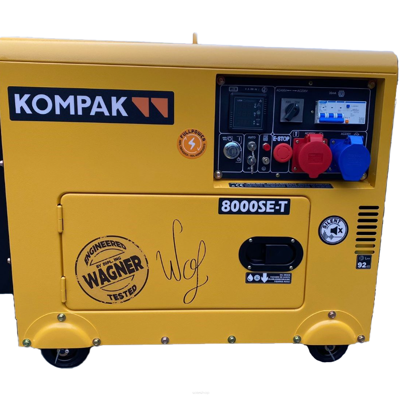 Agregat prądotwórczy Kompak K8000SE-T - 7,9 kVA